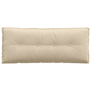 Rygpude Creme 120 x 50 cm Mikrofiberstof