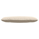 Rygpude Beige 120 x 50 cm Mikrofiberstof