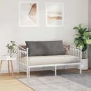 Rygpude Lysegrå 120 x 50 cm Velourstof
