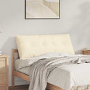 Rygpude Creme 120 x 50 cm Velourstof