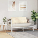 Rygpude Creme 120 x 50 cm Velourstof