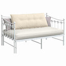 Rygpude Creme 120 x 50 cm Velourstof