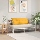 Rygpude Lys Gul 120 x 50 cm Velourstof