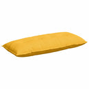 Rygpude Lys Gul 120 x 50 cm Velourstof