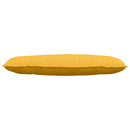 Rygpude Lys Gul 120 x 50 cm Velourstof