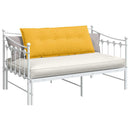 Rygpude Lys Gul 120 x 50 cm Velourstof