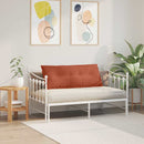 Rygpude Rød orange 120 x 50 cm Velourstof