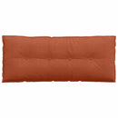 Rygpude Rød orange 120 x 50 cm Velourstof
