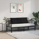 Rygpude Sort 140 x 19 x 50 cm Stof