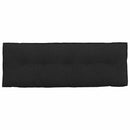 Rygpude Sort 140 x 19 x 50 cm Stof