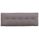 Rygpude Gråbrun 140 x 19 x 50 cm Stof