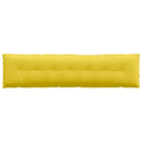 Rygpude Lys Gul 140 x 19 x 50 cm Stof