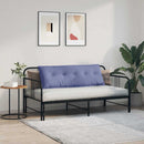 Rygpude Jeans blå 140 x 19 x 50 cm Stof