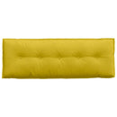 Rygpude Gul 140 x 50 cm Velourstof