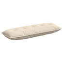 Rygpude Beige 140 x 50 cm Mikrofiberstof