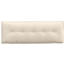 Rygpude Beige 140 x 50 cm Mikrofiberstof
