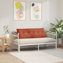 Rygpude Rød orange 140 x 50 cm Velourstof