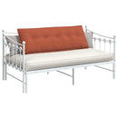 Rygpude Rød orange 140 x 50 cm Velourstof