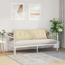 Rygpude Creme 160 x 19 x 50 cm Stof