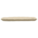 Rygpude Creme 160 x 19 x 50 cm Stof