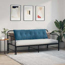 Rygpude Blå 160 x 50 cm Velourstof
