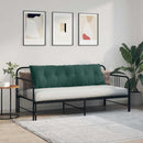 Rygpude Mørkegrøn 160 x 50 cm Velourstof