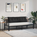 Rygpude Sort 160 x 50 cm Mikrofiberstof