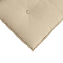 Rygpude Creme 160 x 50 cm Mikrofiberstof