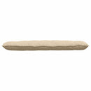 Rygpude Creme 160 x 50 cm Mikrofiberstof