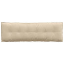 Rygpude Creme 160 x 50 cm Mikrofiberstof