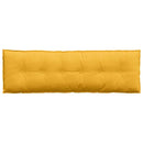 Rygpude Lys Gul 160 x 50 cm Velourstof