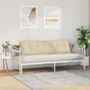 Rygpude Creme 180 x 19 x 50 cm Stof