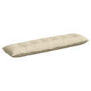 Rygpude Creme 180 x 19 x 50 cm Stof