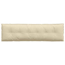 Rygpude Creme 180 x 19 x 50 cm Stof