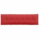 Rygpude Rød 180 x 19 x 50 cm Stof