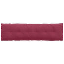 Rygpude Vinrød 180 x 50 cm Velourstof