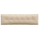 Rygpude Creme 180 x 50 cm Mikrofiberstof