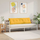 Rygpude Lys Gul 180 x 50 cm Velourstof