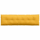 Rygpude Lys Gul 180 x 50 cm Velourstof
