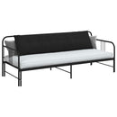Rygpude Sort 200 x 19 x 50 cm Stof