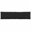 Rygpude Sort 200 x 19 x 50 cm Stof
