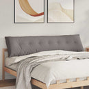 Rygpude Gråbrun 200 x 19 x 50 cm Stof