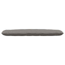 Rygpude Gråbrun 200 x 19 x 50 cm Stof