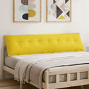 Rygpude Lys Gul 200 x 19 x 50 cm Stof