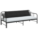 Rygpude Sort 200 x 50 cm Velourstof