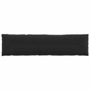 Rygpude Sort 200 x 50 cm Velourstof