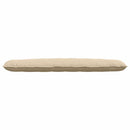 Rygpude Creme 200 x 50 cm Mikrofiberstof
