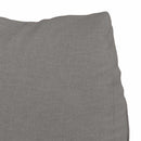 Rygpude Gråbrun 45 x 20 x 35 cm Stof