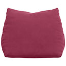 Rygpude Vinrød 45 x 20 x 35 cm Velourstof