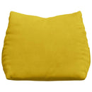 Rygpude Gul 45 x 20 x 35 cm Velourstof